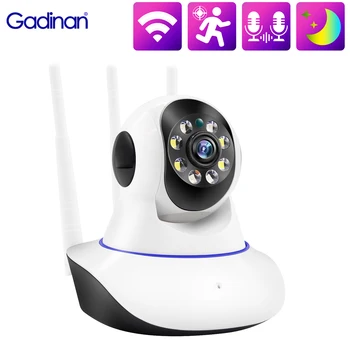 Gadınan Wifi bebek izleme monitörü Kablosuz İnsan Otomatik İzleme IP Kamera İki Yönlü Ses PTZ Renkli Gece Görüş CCTV Güvenlik Gözetleme