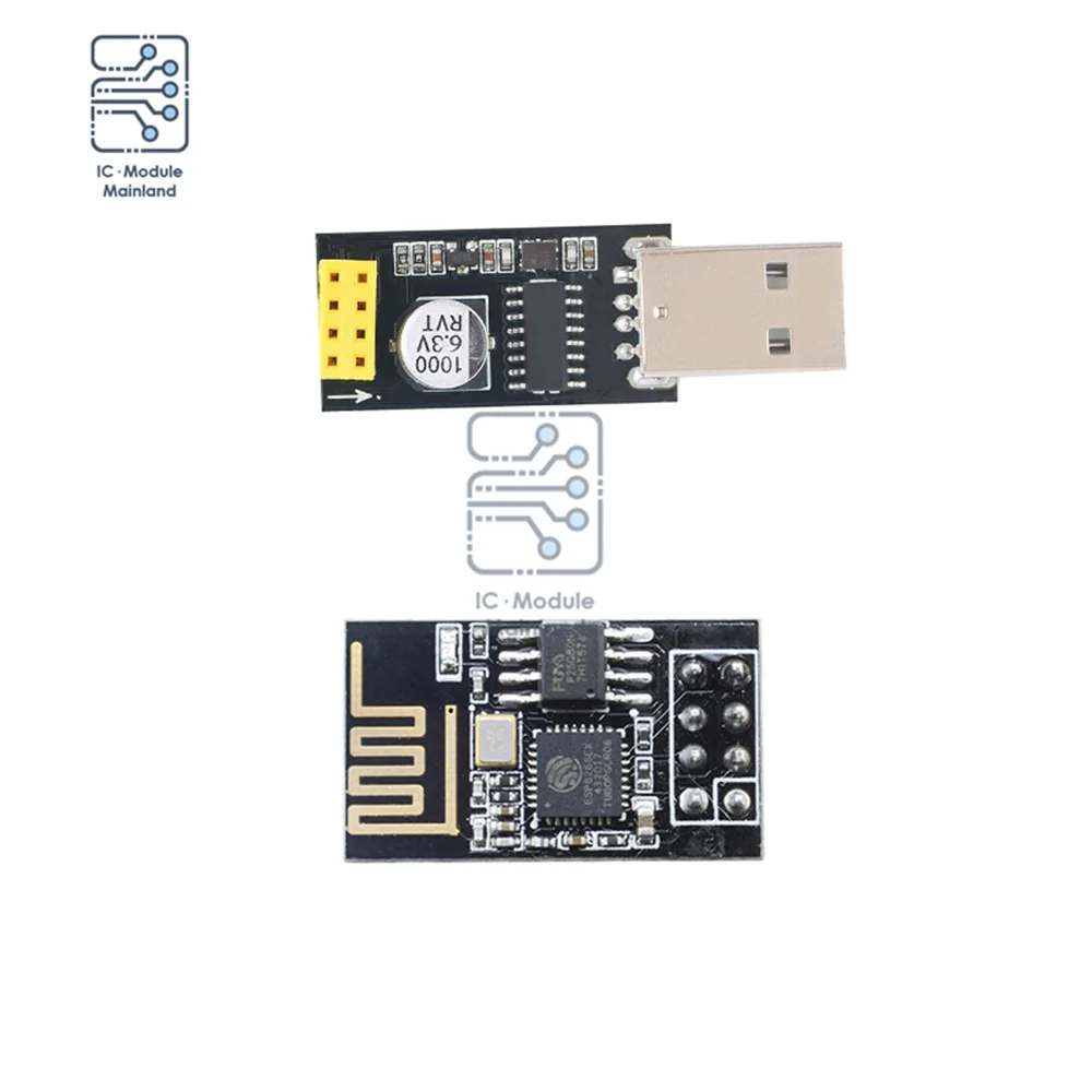 ESP01 Programcı Adaptörü UART GPIO0 ESP-01S Adaptörü ESP8266 CH340G USB ESP8266 Seri Kablosuz Wifi Geliştirme devre kartı modülü